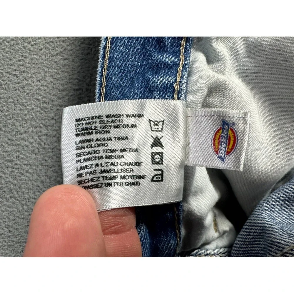 Dickies Jeans‎ Mens 36x34 Blue Carpenter Distressed Baggy Y2K Workwear Skater